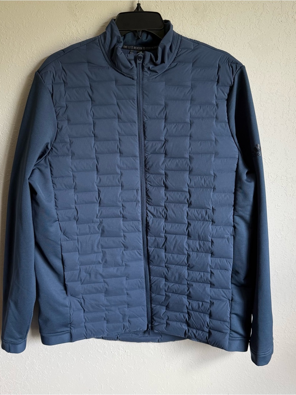 Men’s NWT M Navy Adidas Sporty Athletic Winter Insulated Long Sleeve Puffer Coat